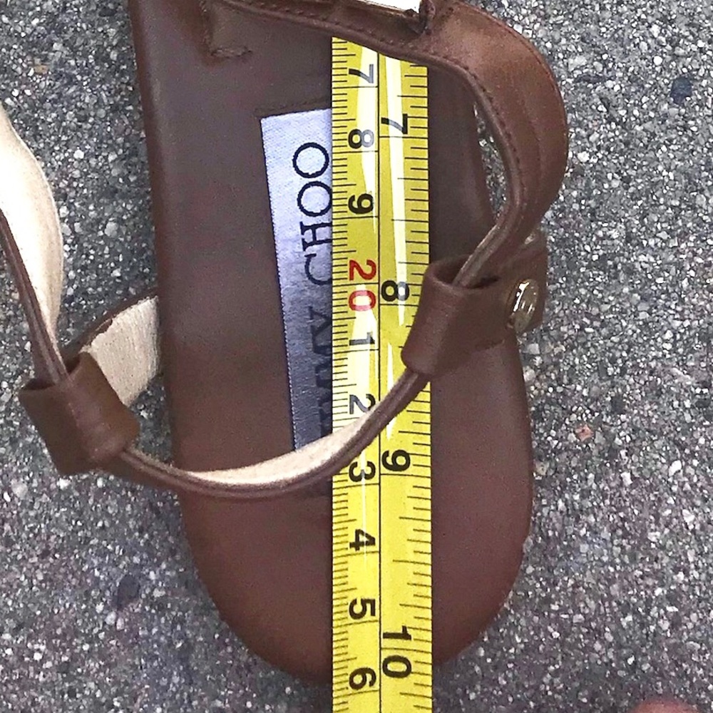 Traded🔥Jimmy Choo 39.5 leather sandals - Picture 5 of 5